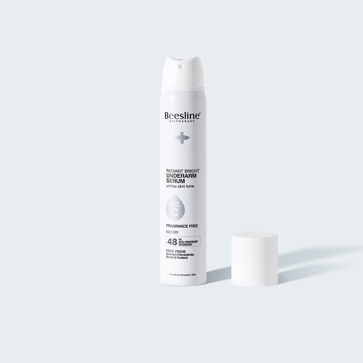 Beesline Radiant Bright Underarm Deodorant Serum with Vitamin C – Fragrance Free 150ML