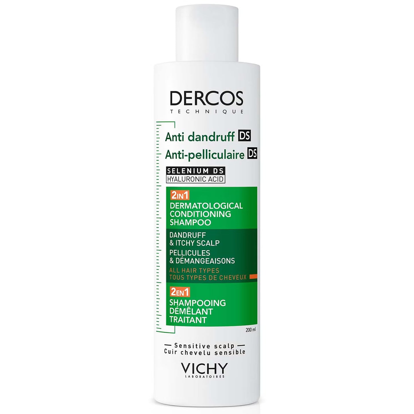 Dercos Anti-Dandruff 2in1 Dermatological Conditioning Shampoo 200ML