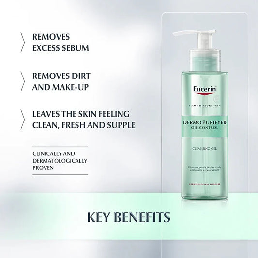 Eucerin DermoPure Oil Control Cleansing Gel or Purifying