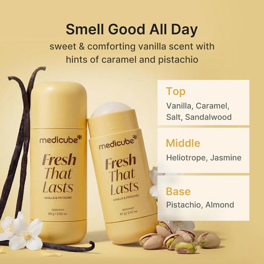 The Medicube Fresh That Lasts Vanilla & Pistachio Deodorant Stick