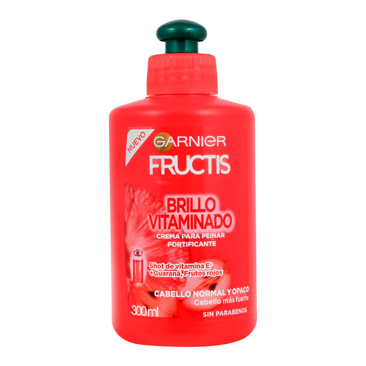 Garnier Fructis Brillo Vitaminado Crema para Peinar 300ML