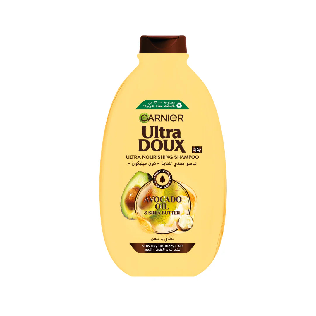 Garnier Ultra Doux Avocado Oil Shea Butter Nourishing Shampoo 400ML
