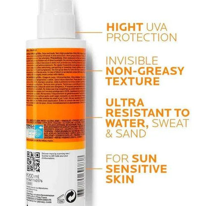 La Roche-Posay Anthelios Invisible Spray SPF 50+ 200ML
