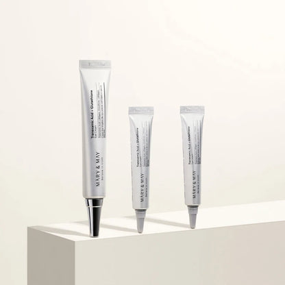 Mary & May Tranexamic Acid + Glutathione Eye Cream set and 2 free mini size