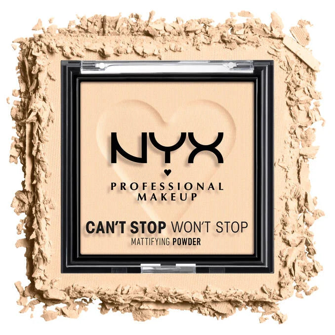 NYX CAN'T STOP WONT STOP Mattifying Compact Powder
