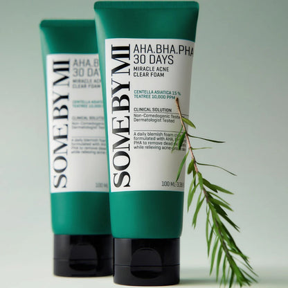 SOME BY MI AHA BHA PHA 30 Days Miracle Acne Clear Foam