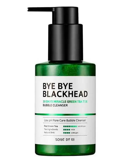 SOME BY MI Bye Bye Blackhead 30 Days Miracle Green Tea Tox Bubble Cleanser