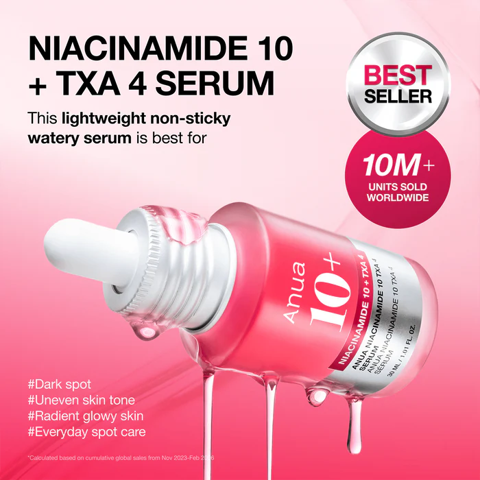 The Anua Niacinamide 10% + TXA 4% Dark Spot Correcting Serum
