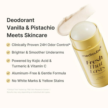 The Medicube Fresh That Lasts Vanilla &amp; Pistachio Deodorant Stick