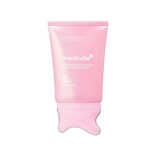 The Medicube PDRN Collagen Gua Sha Neck Wrinkle Cream