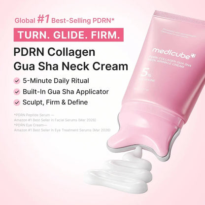 The Medicube PDRN Collagen Gua Sha Neck Wrinkle Cream