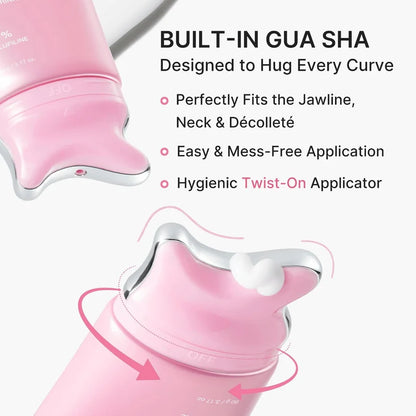 The Medicube PDRN Collagen Gua Sha Neck Wrinkle Cream