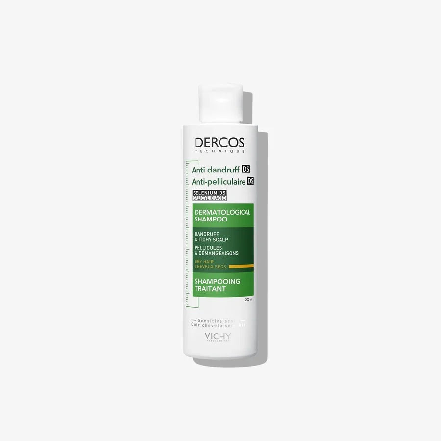 Dercos Anti-Dandruff DS Shampoo for Normal to Dry Hair 200ML