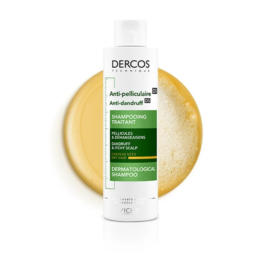Dercos Anti-Dandruff DS Shampoo for Normal to Dry Hair 200ML
