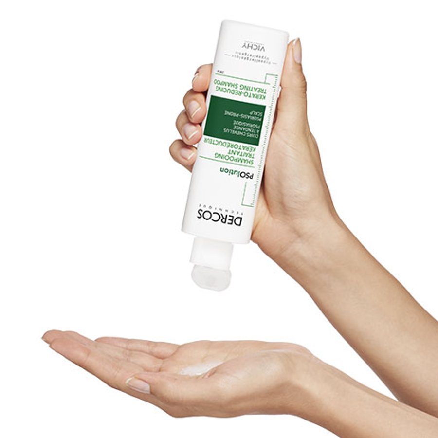 Dercos Psolution Shampoo with 5% Urea for Dry Itchy Scalp  200ml